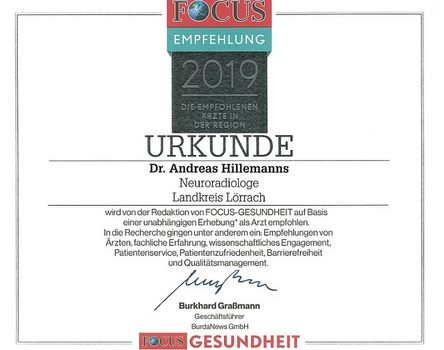 FOCUS Empfehlungen für Ärzte des Zentrum Radiologie Dreiländereck